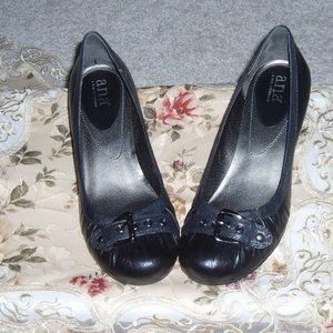 a.n.a. Black Buckle Pumps - Size 9 Medium